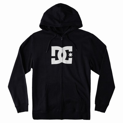 DC Star Men's Black Sweatshirts & Hoodies Australia Online KNA-372